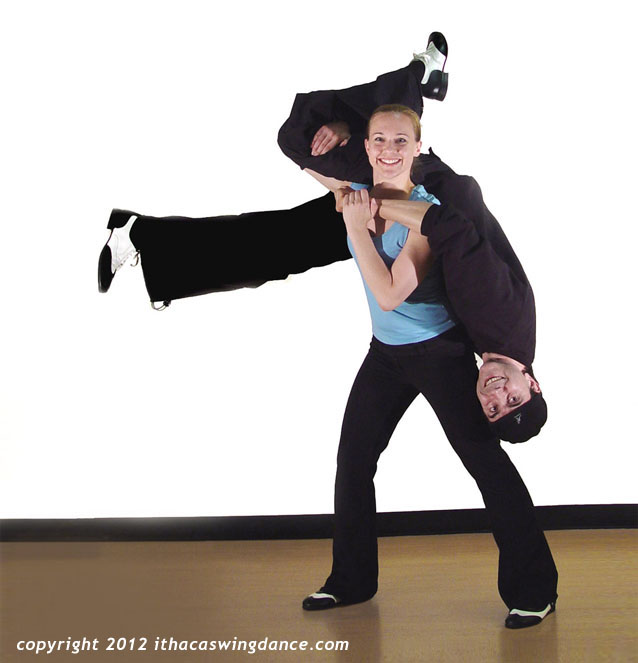 swing dance - the author with Kristin Germeroth