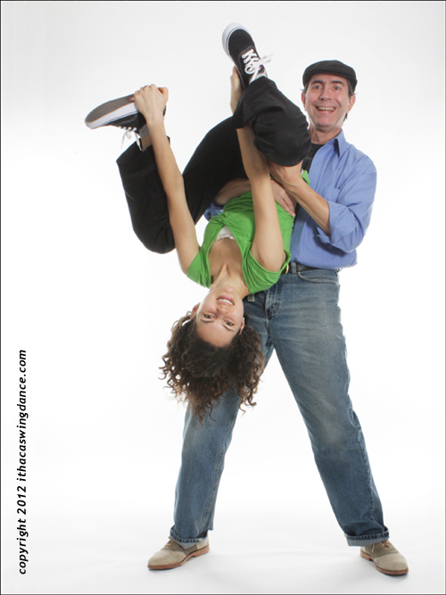 Swing Dance, Jitterbug - the author and Liz Welch
